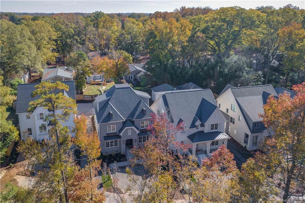 748 Ellsworth Road, Unit 47 Charlotte, NC 28211 - Photo 33 of 34 an aerial view of a house with a garden