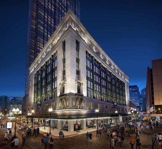 a view of a building with street view