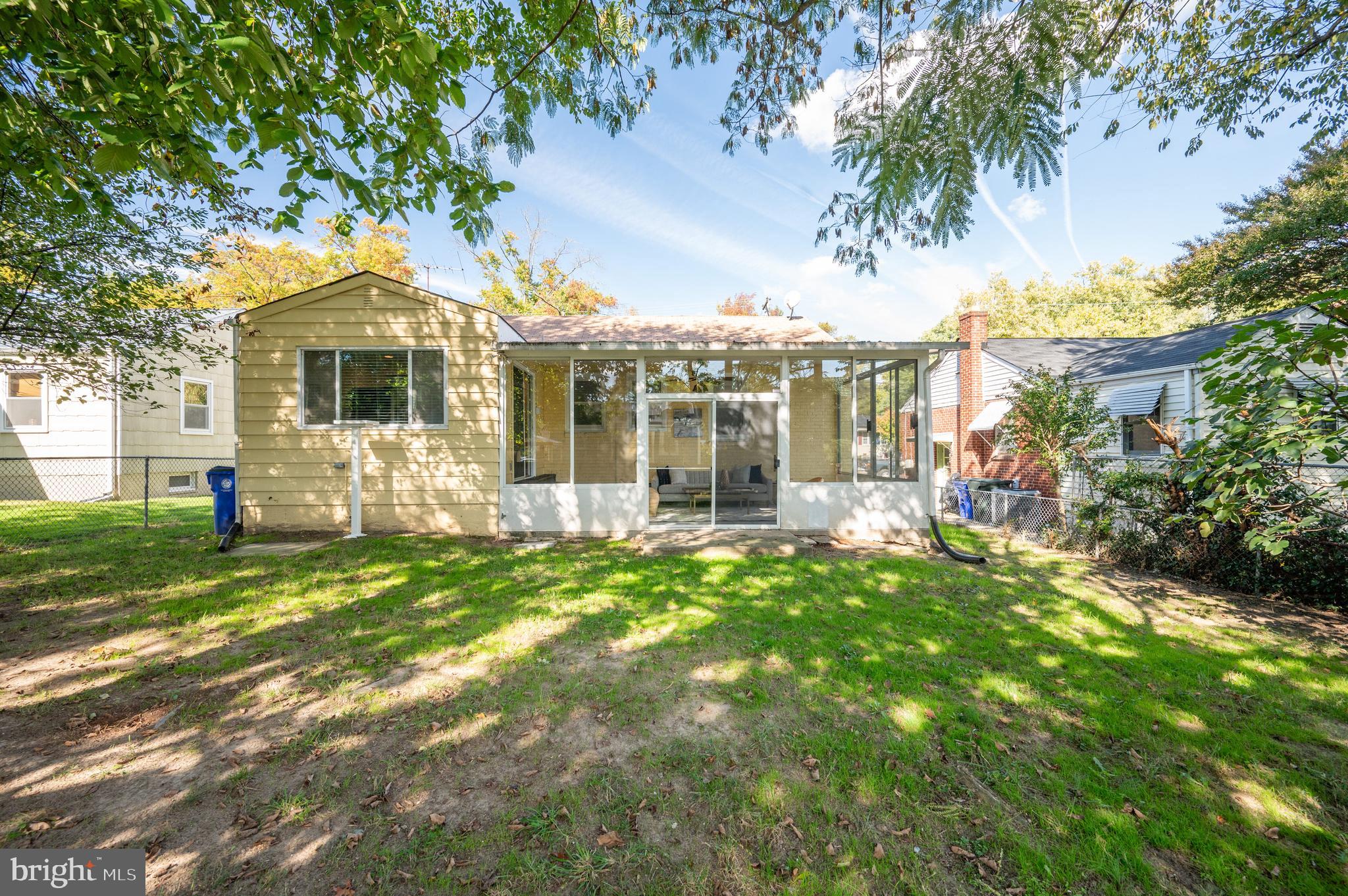 5207 Edgewood Road College Park, MD 20740 - Photo 39 of 41 Back yard towards sunroom