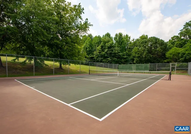a view of a tennis court
