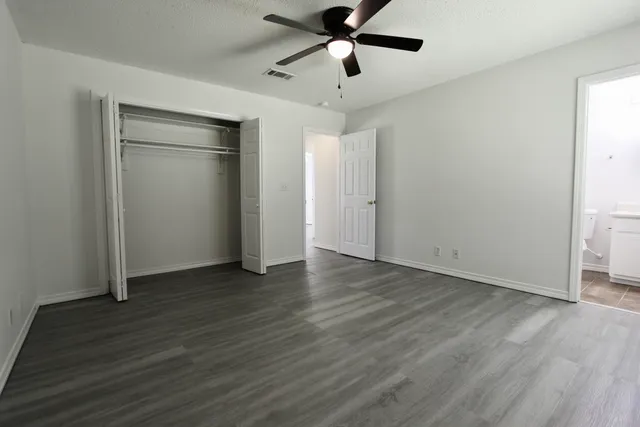 wooden floor in an empty room