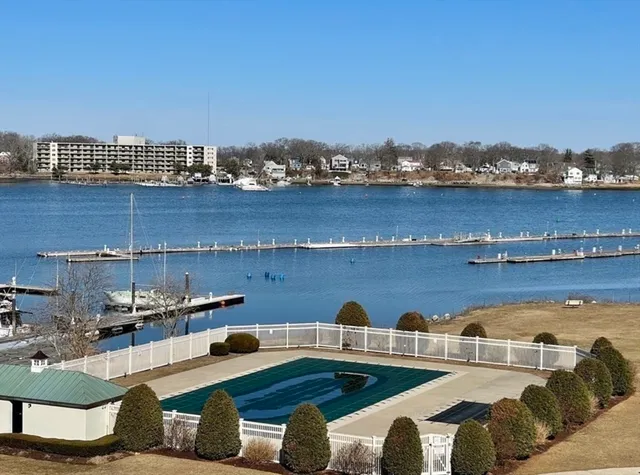 a view of a building with outdoor space