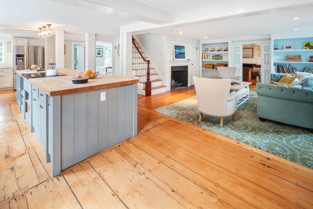 347 Main Street Hingham, MA 02043 - Photo 12 of 34 a dining room with wooden floor and glass door