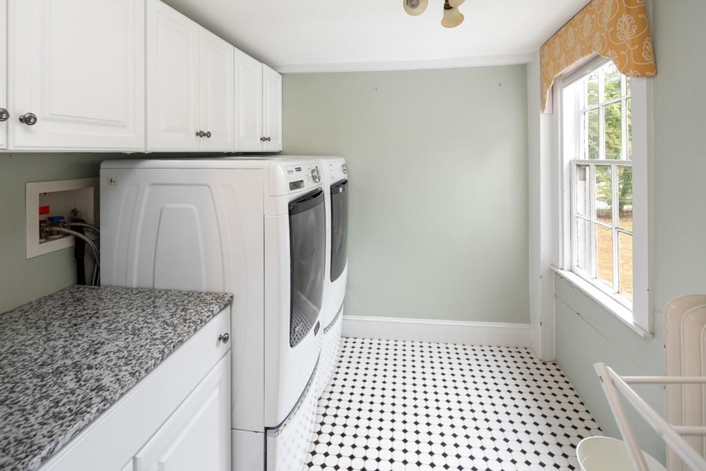 347 Main Street Hingham, MA 02043 - Photo 30 of 34 a view of a kitchen with fridge and wooden floor