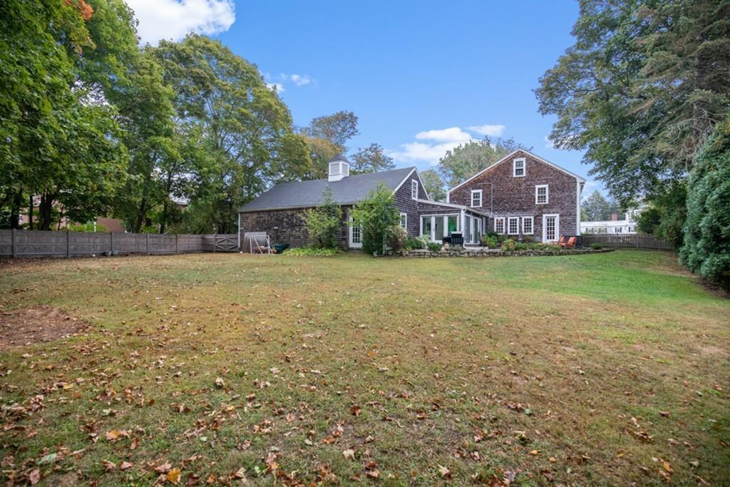 347 Main Street Hingham, MA 02043 - Photo 32 of 34 a view of a house with a yard