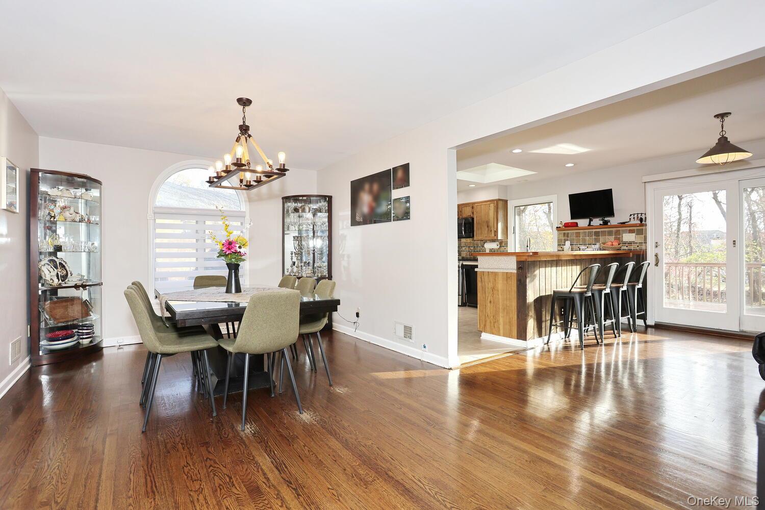 19 Augur Road Suffern, NY 10901 - Photo 5 of 35 a view of a dining room with furniture and wooden floor
