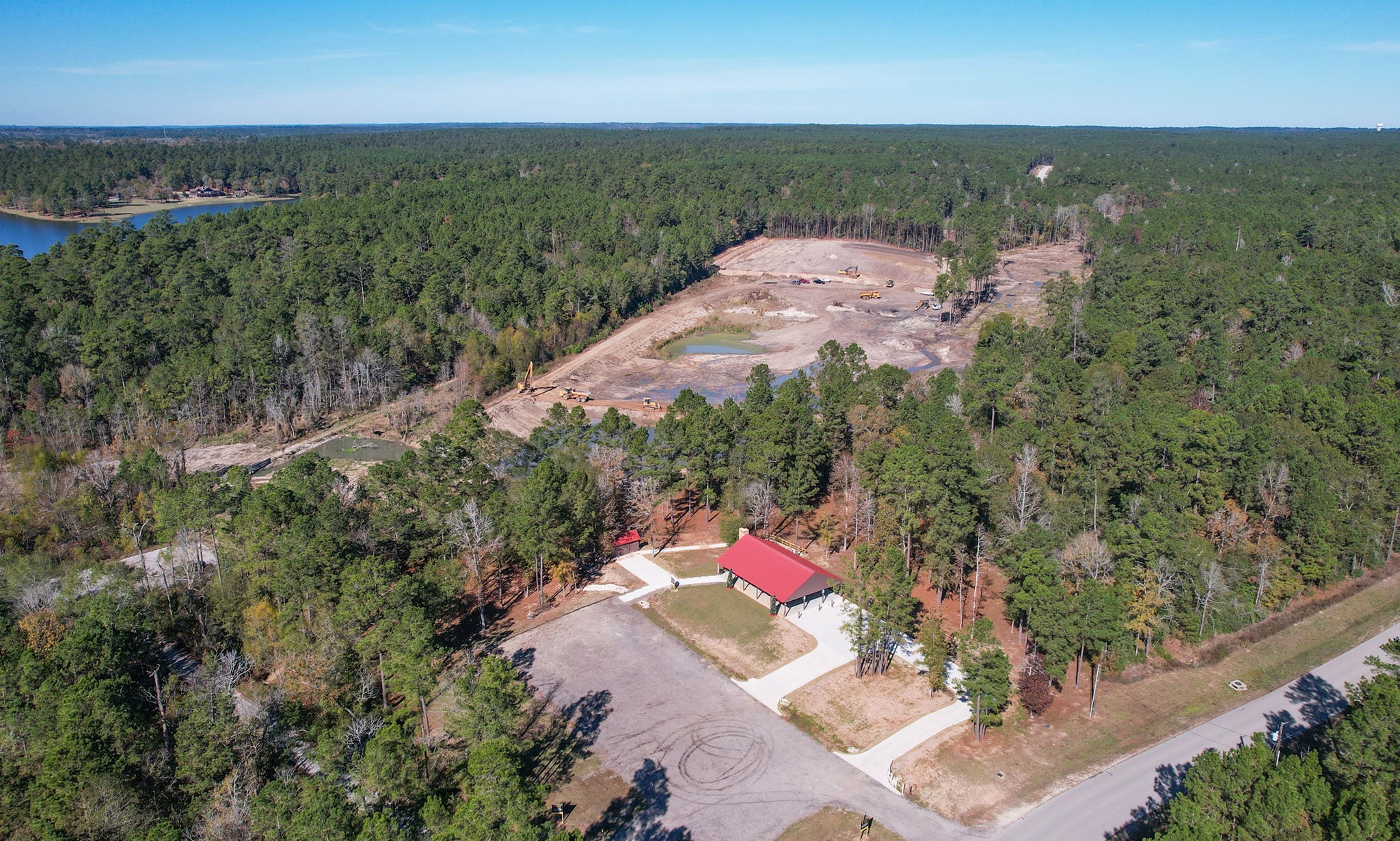 Lot 189 Branding Iron Road Huntsville, TX 77340 - Photo 25 of 48 an aerial view of a city with lots of residential buildings