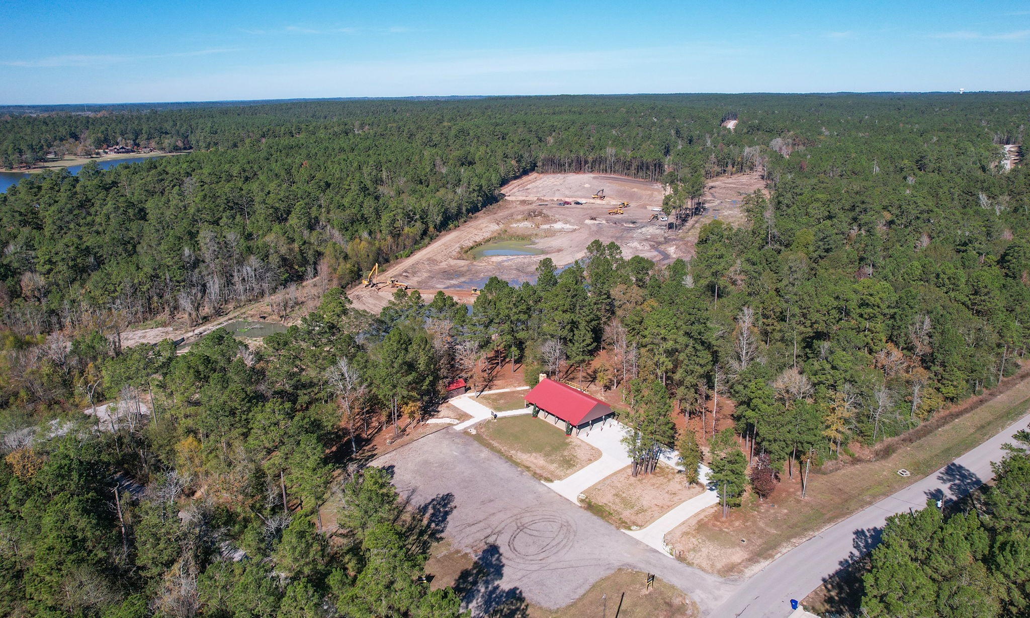 Lot 189 Branding Iron Road Huntsville, TX 77340 - Photo 26 of 48 an aerial view of residential houses with outdoor space