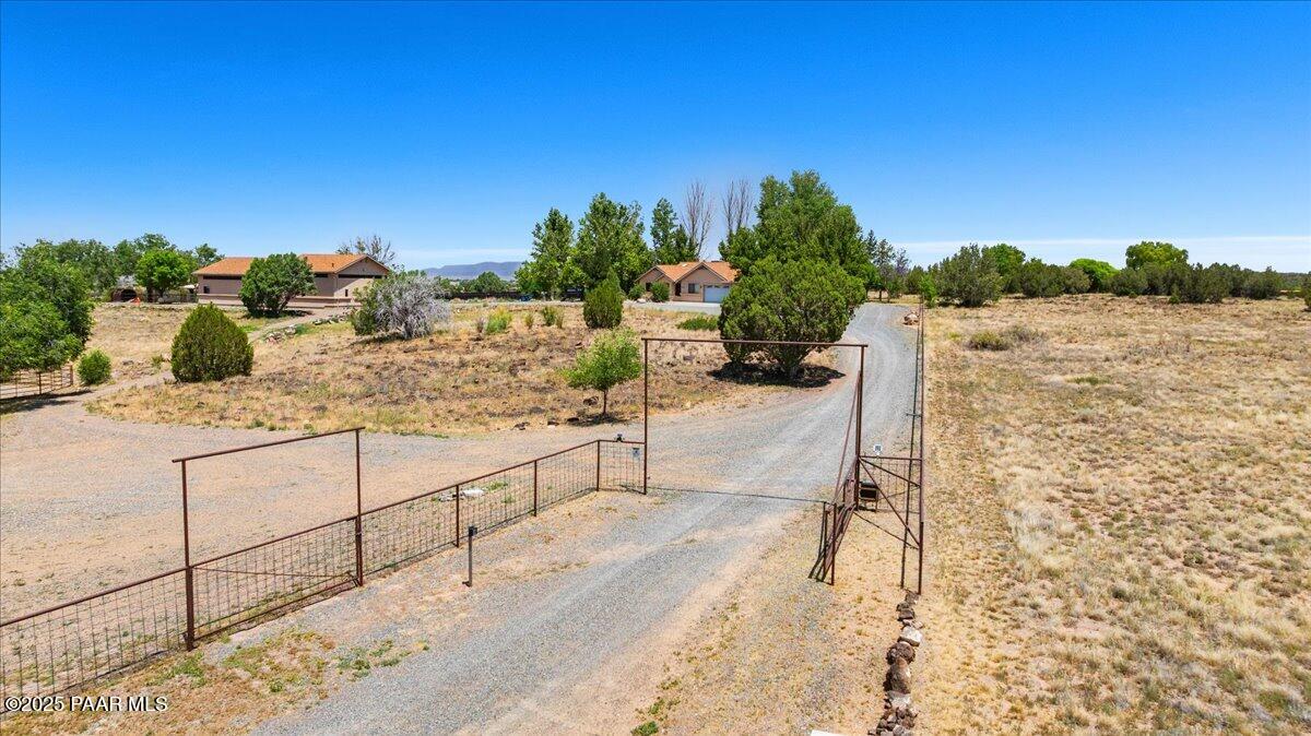 650 East Rimrock Road Paulden, AZ 86334 - Photo 43 of 56 43-Aerial View Entrance Gate