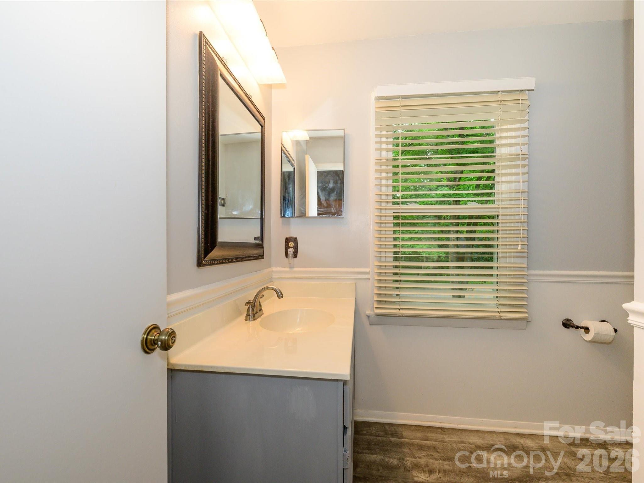 9607 Riddick Place Matthews, NC 28105 - Photo 26 of 39 a bathroom with a sink and a window
