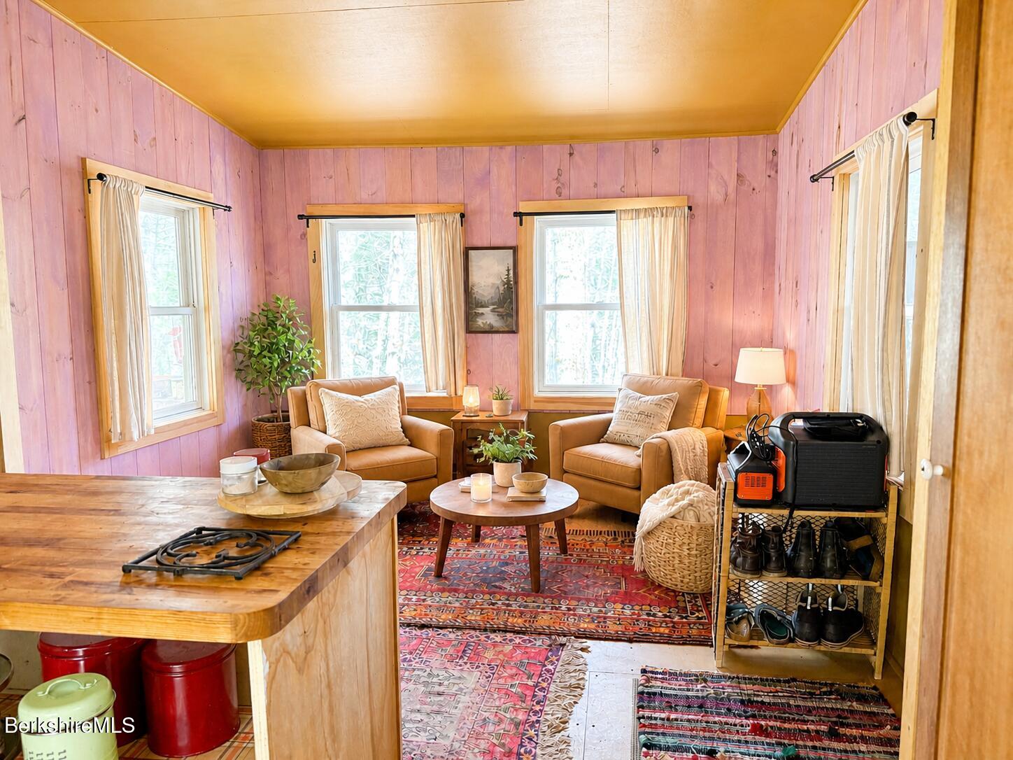 141 Stage Road Cummington, MA 01026 - Photo 11 of 23 a living room with furniture and a window