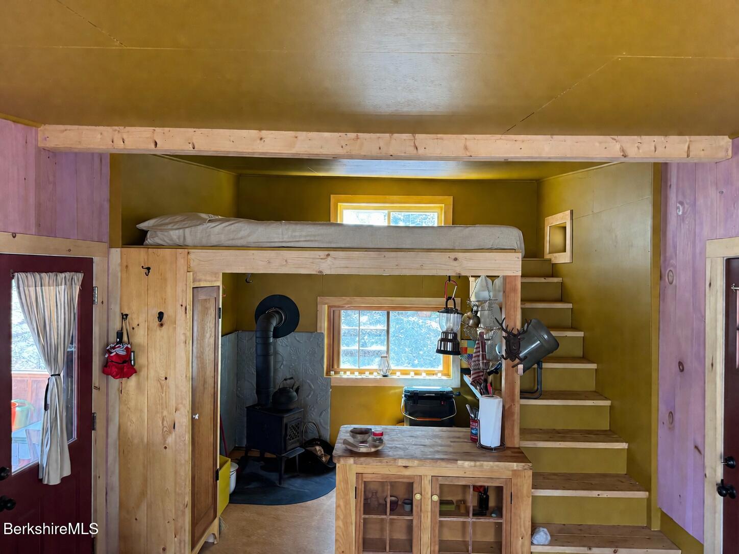 141 Stage Road Cummington, MA 01026 - Photo 7 of 23 a view of entryway and hall with wooden floor