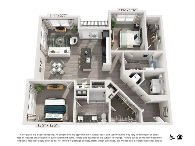 $2,340 | 3890 Floyd Road Southwest, Unit B2, Austell, GA 30106