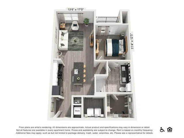 $2,340 | 3890 Floyd Road Southwest, Unit B2, Austell, GA 30106