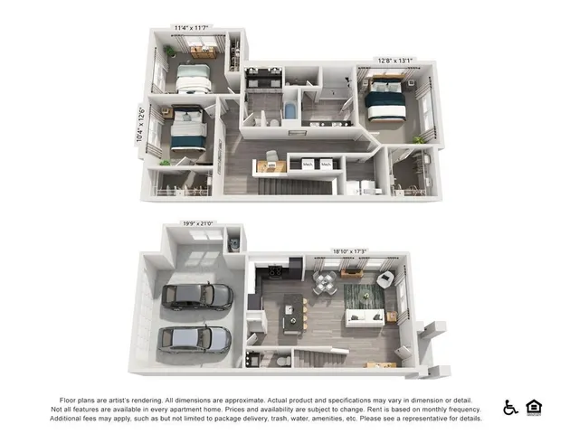 $2,340 | 3890 Floyd Road Southwest, Unit B2, Austell, GA 30106