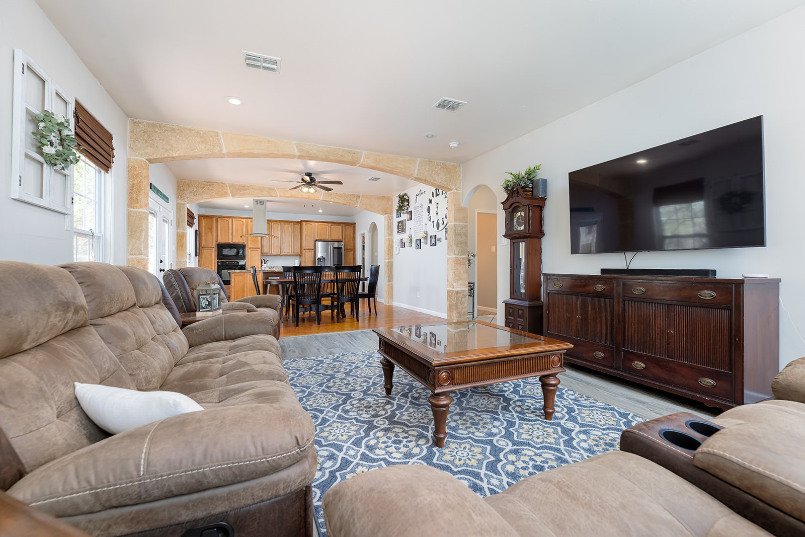 1161 Parton Road Canyon Lake, TX 78133 - Photo 1 of 1 Great family room open to the kitchen and dining for entertaining family and guests.