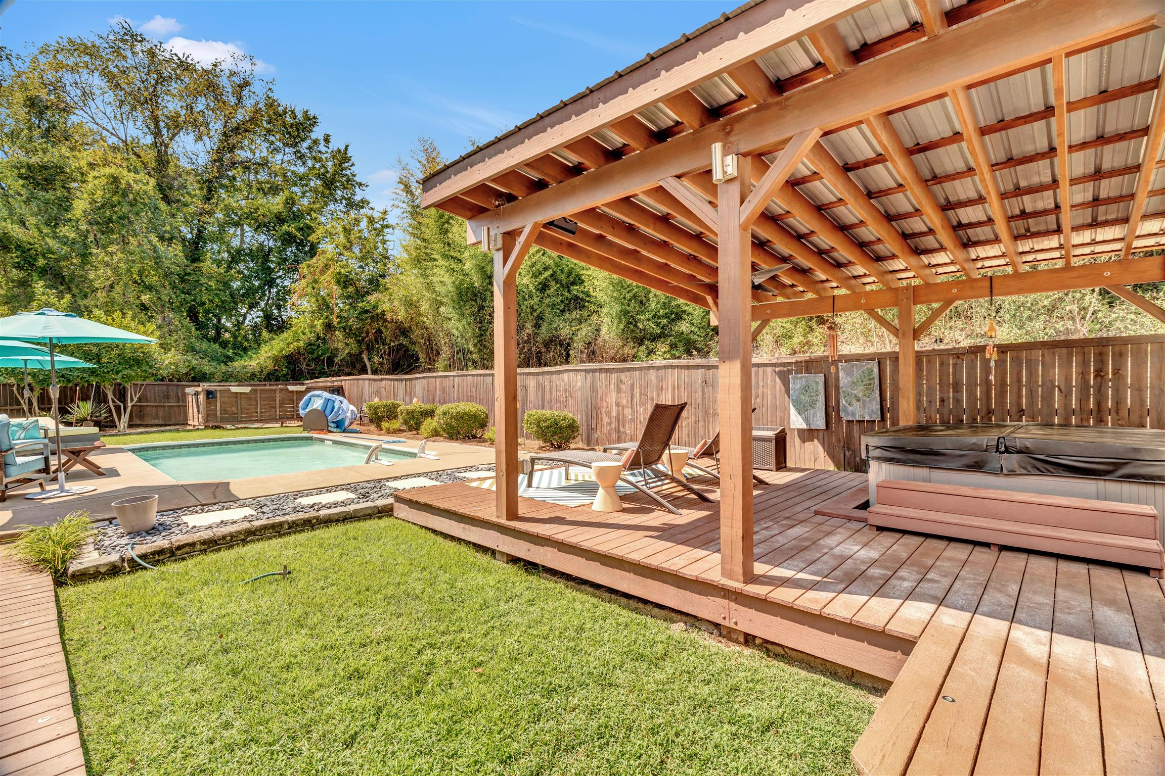 255 Cherokee Road Nashville, TN 37205 - Photo 25 of 30 a view of swimming pool with a patio