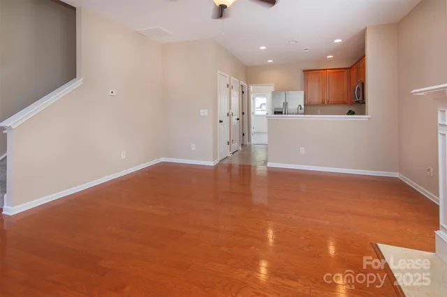 a view of a kitchen with a sink
