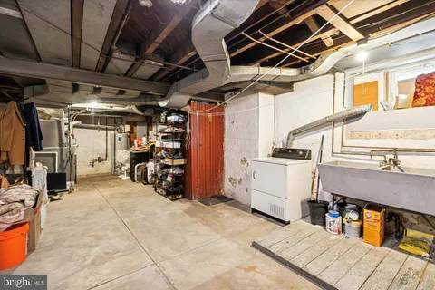 a view of a storage room