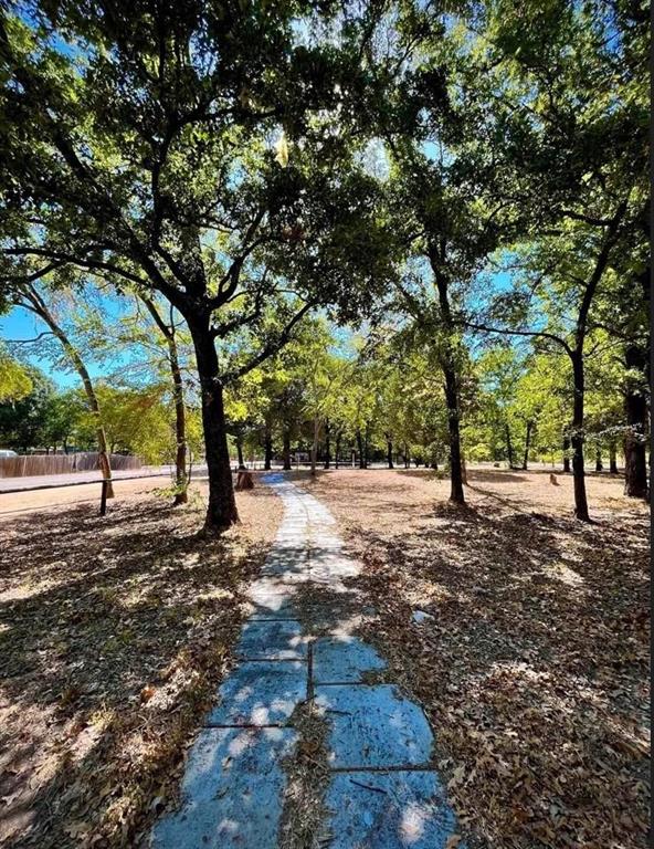 104 Red Bluff Loop Mabank, TX 75156 - Photo 4 of 8 a view of backyard of trees with green space