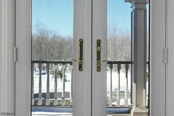 a view of a bathroom from a window