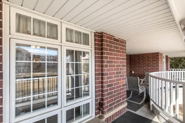 a view of front door of house
