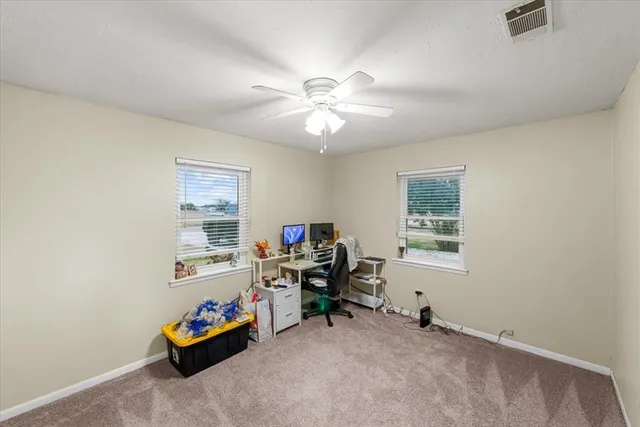 a view of a room with toys