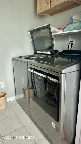 a close view of utility room