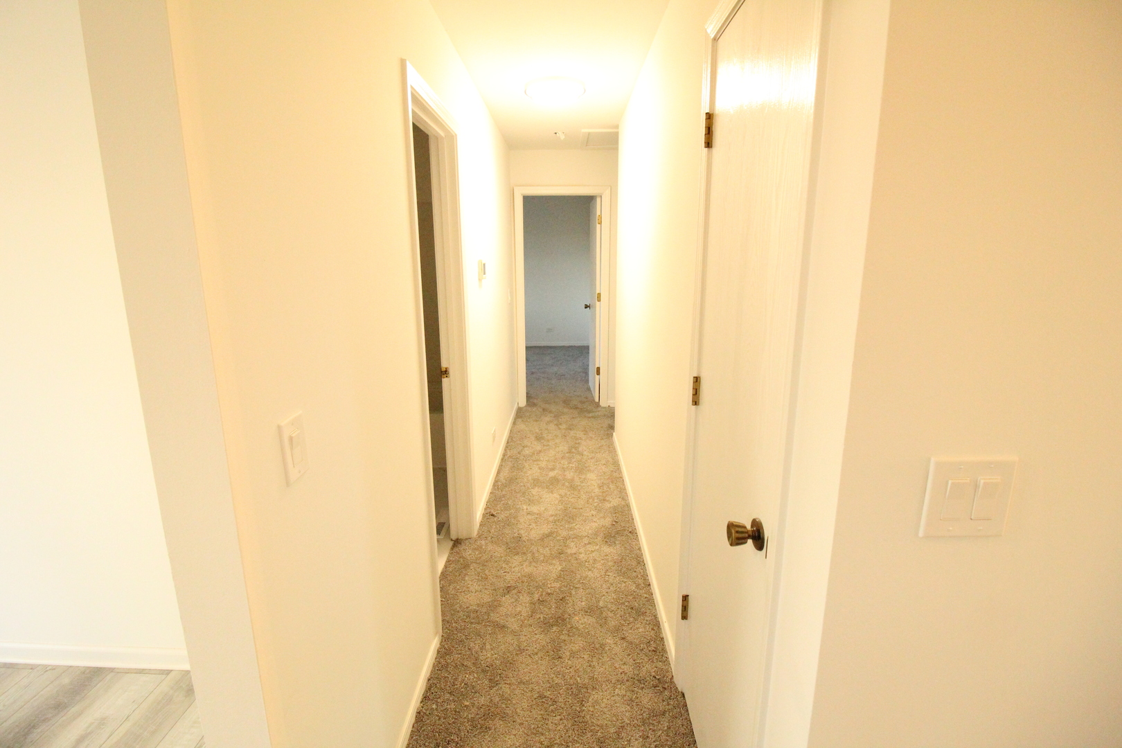 3 Deerpath Road Lake In The Hills, IL 60156 - Photo 7 of 22 a view of a hallway with wooden floor
