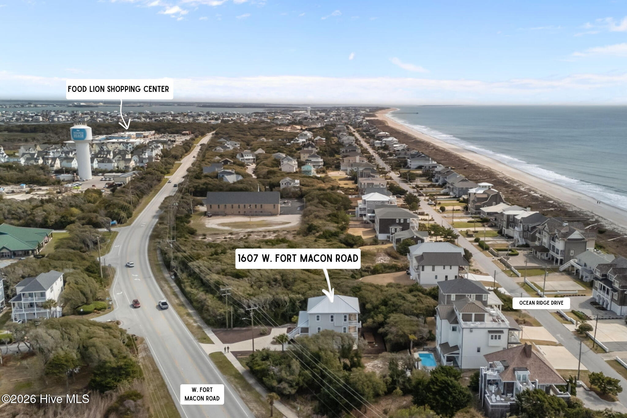 1607 West Fort Macon Road Atlantic Beach, NC 28512 - Photo 2 of 22 Sidewalks provide easy access to beach access, restaurants and shopping!