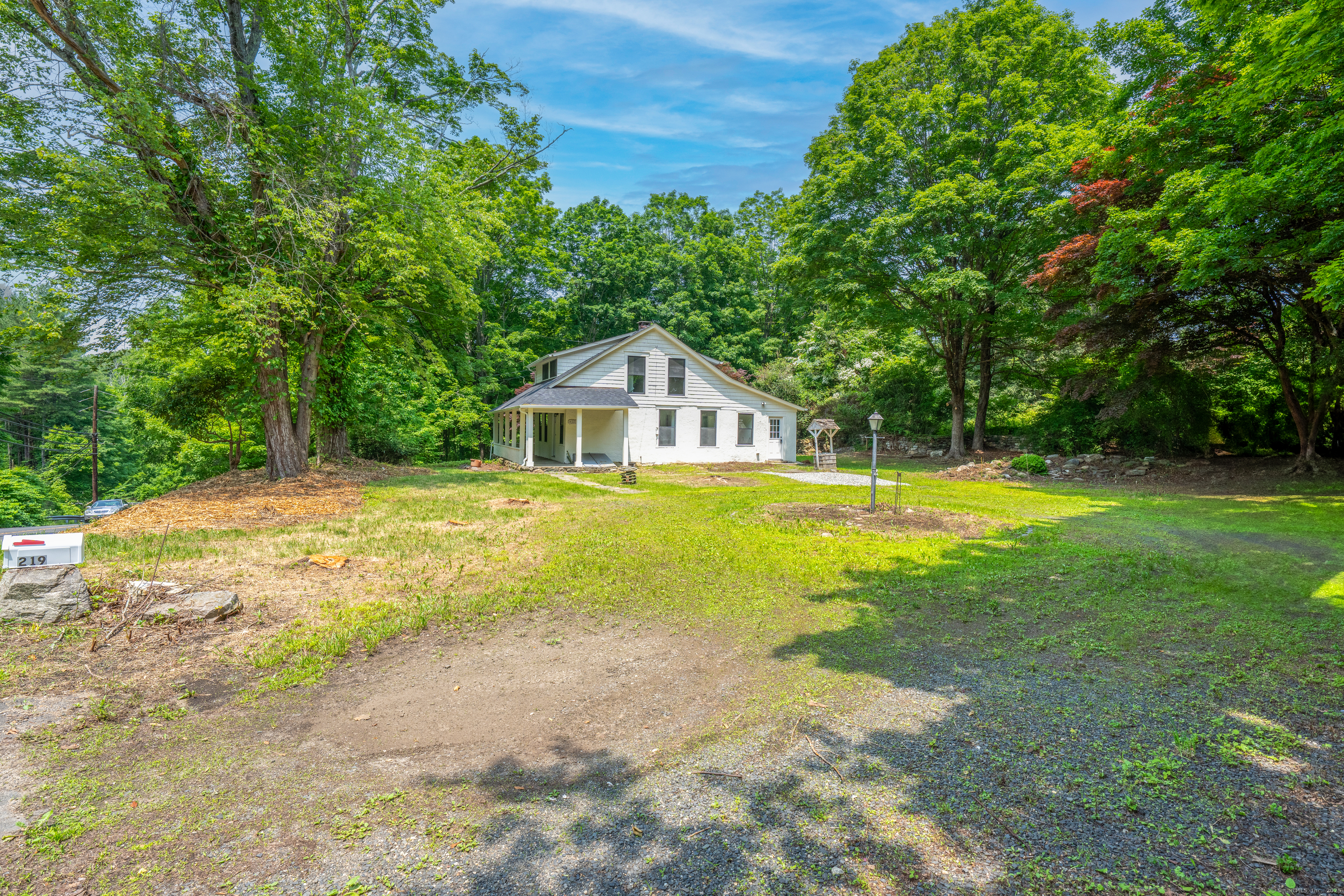 219 Redding Road Redding, CT 06896 - Photo 27 of 27 a view of house with swimming pool