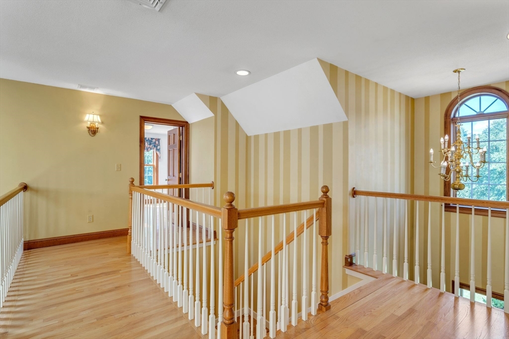 155 Orchard Road East Longmeadow, MA 01028 - Photo 22 of 42 a view of a hallway with wooden floor and staircase