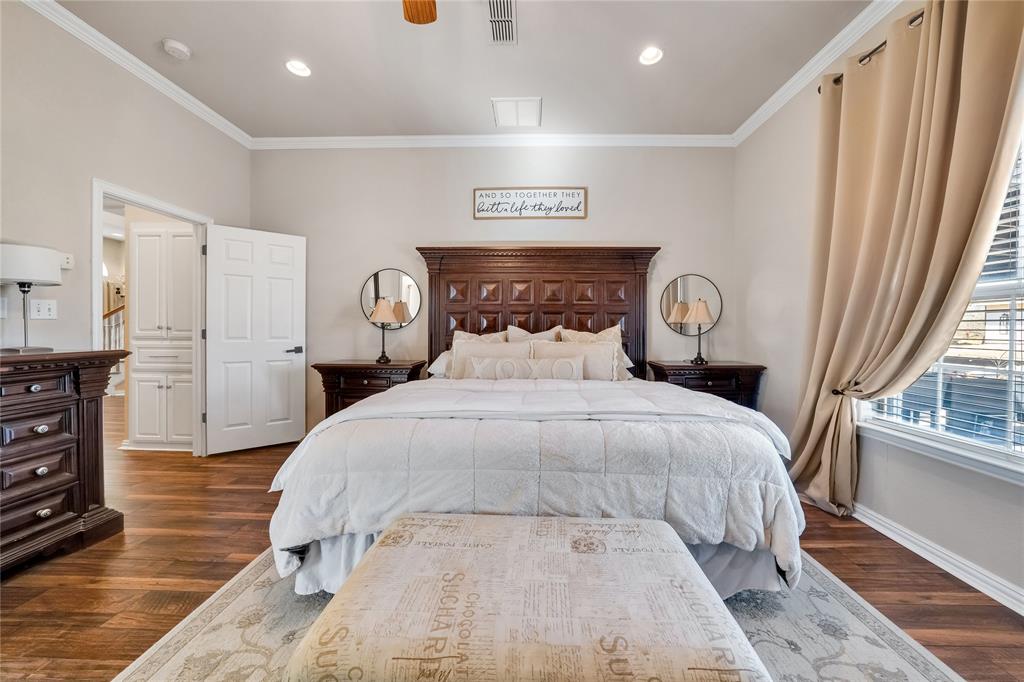 192 County Road 3133 Decatur, TX 76234 - Photo 19 of 35 a bedroom with a bed and a large window