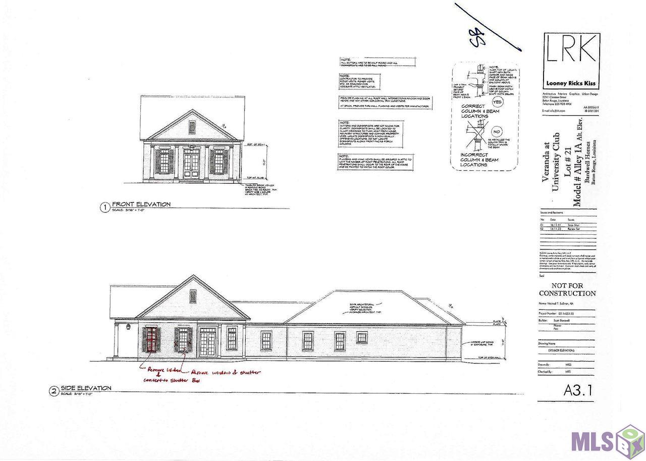 3155 Veranda Square Avenue Baton Rouge, LA 70810 - Photo 1 of 1 ELEVATIONS