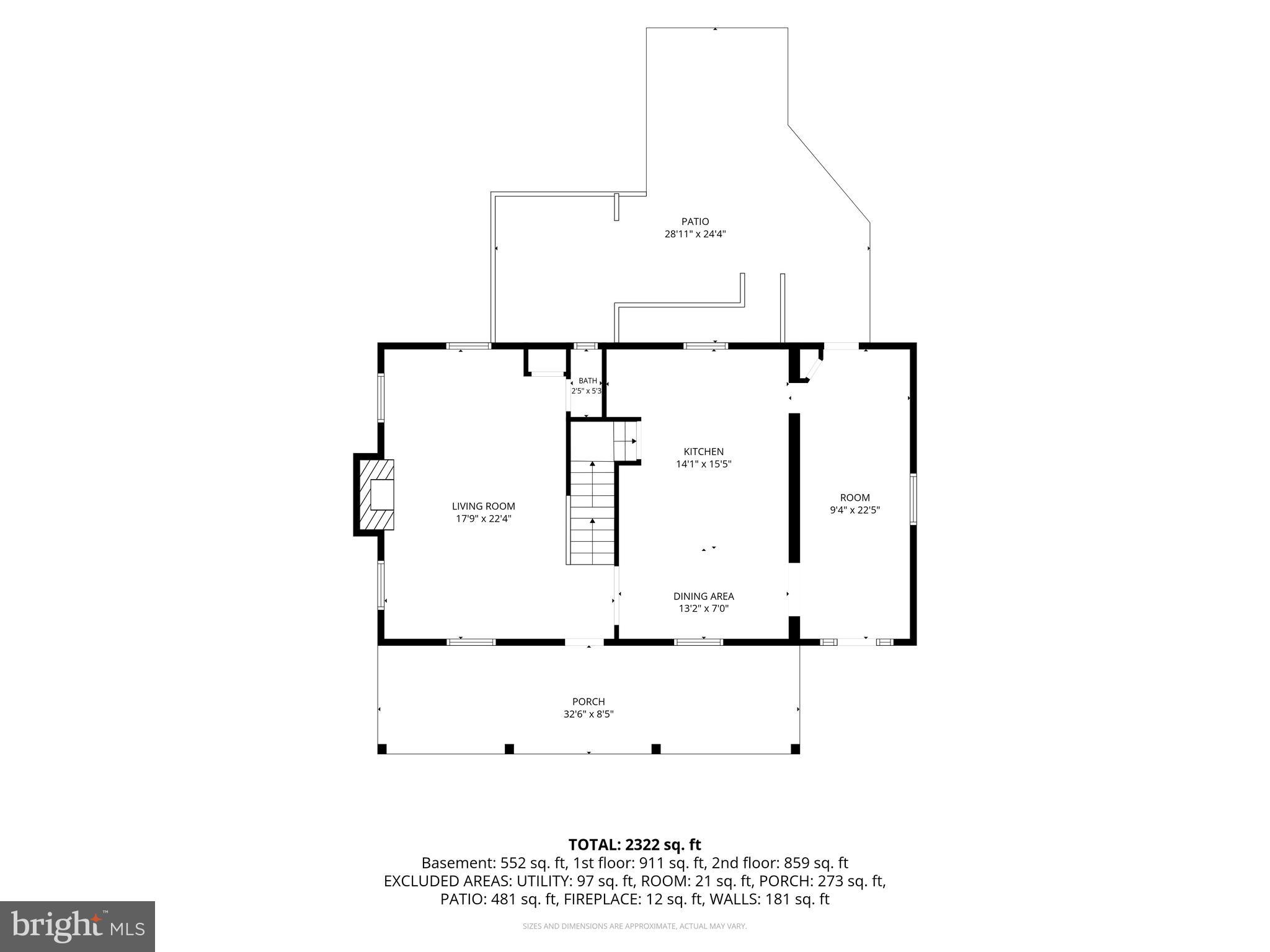 10208 Edgewood Avenue Silver Spring, MD 20901 - Photo 37 of 40 Main Level Floor plan