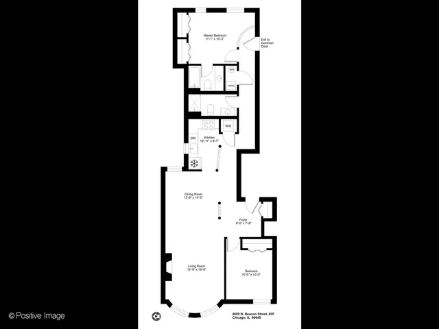 $389,000 | 4609 North Beacon Street, Unit 3F, Chicago, IL 60640