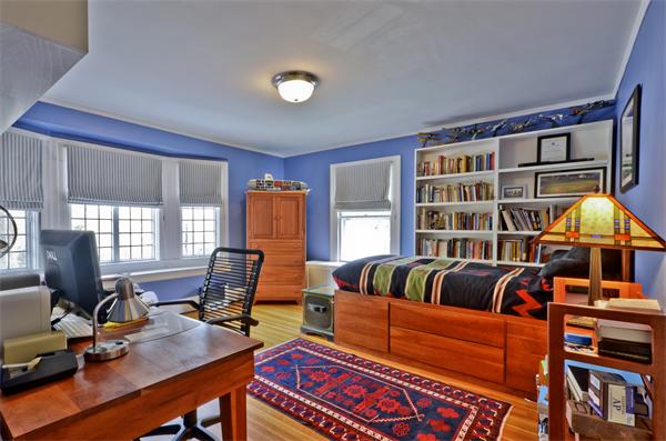 18 Willard Road Brookline, MA 02445 - Photo 9 of 14 a bedroom with furniture and a large window