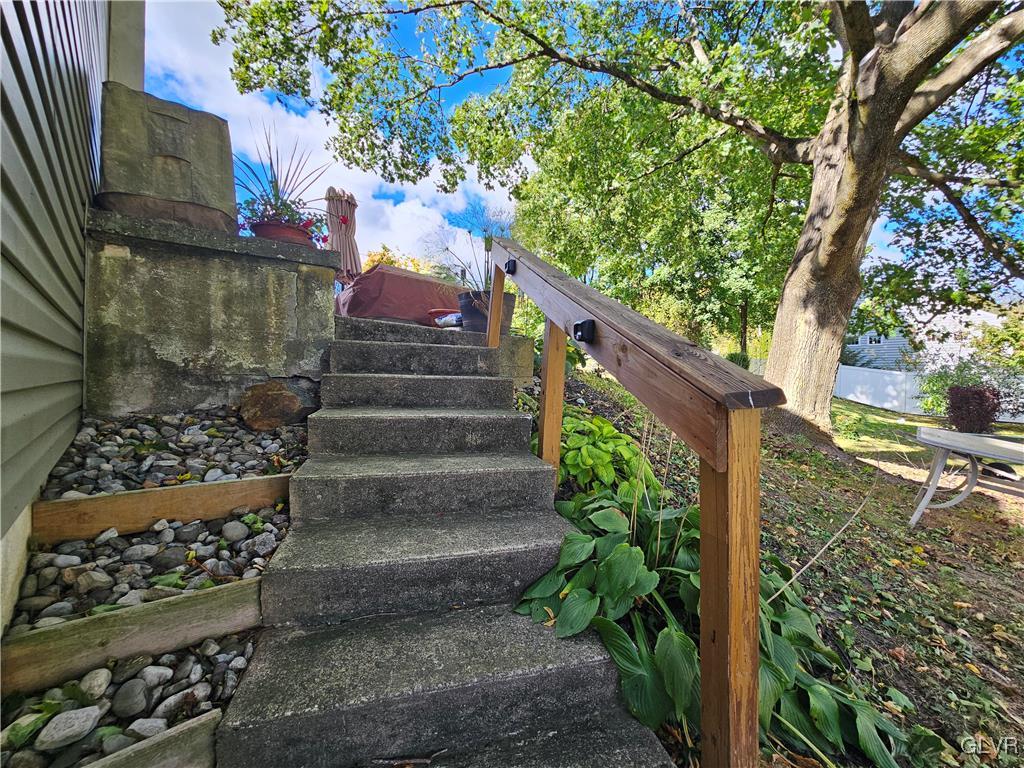 210 Easton Road Riegelsville, PA 18077 - Photo 29 of 39 a view of a pathway of a house with wooden fence