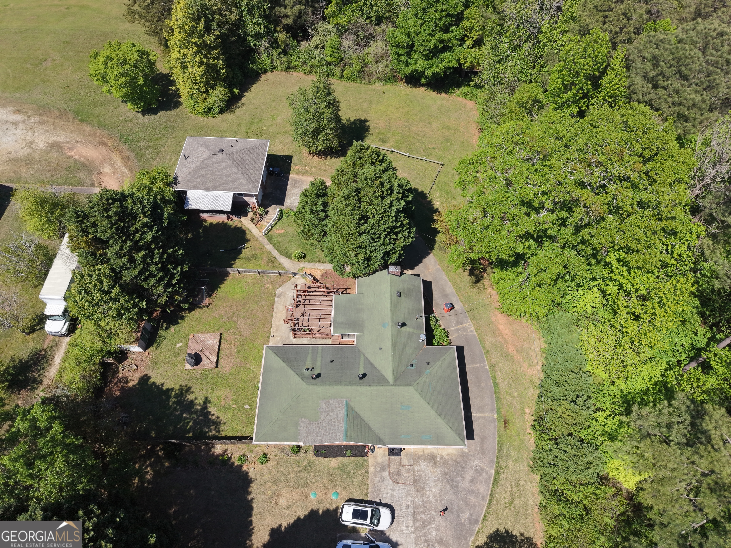 3270 Rex Road Rex, GA 30273 - Photo 32 of 35 an aerial view of a house with outdoor space