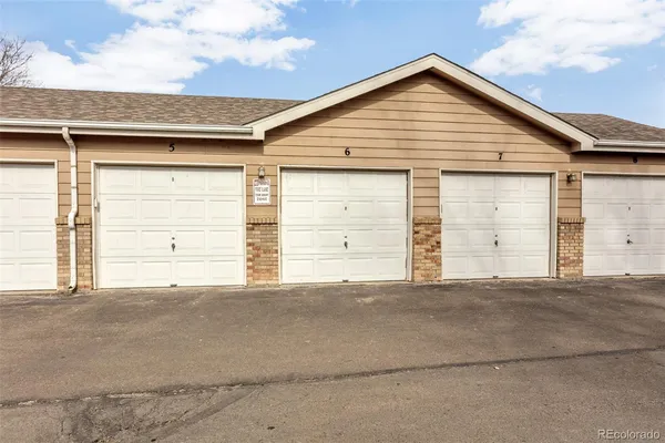 a view of a house with a garage