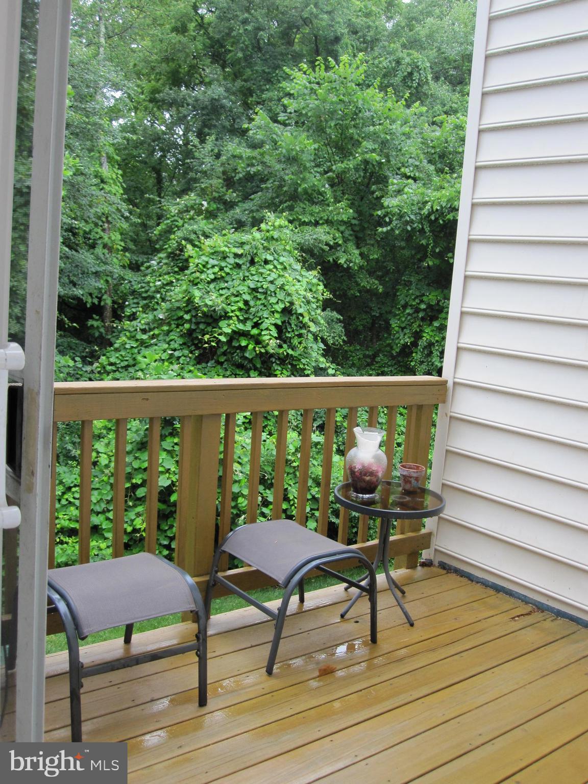 4140 River Forth Drive Fairfax, VA 22030 - Photo 10 of 32 Rear--trees and path--privacy off kitchen