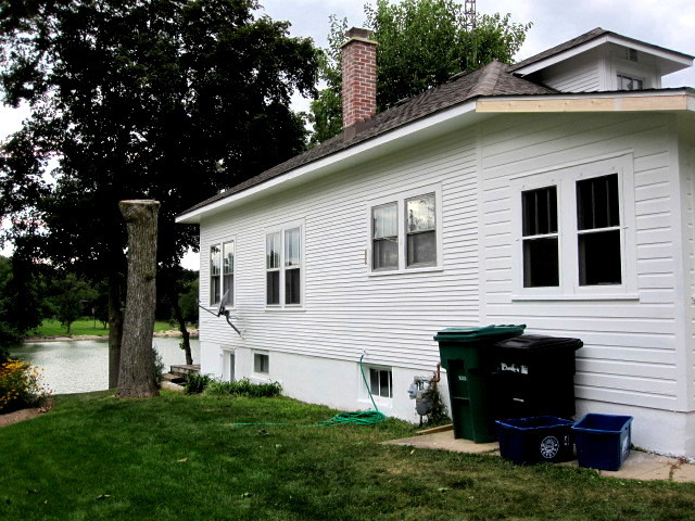6N284 Riverside Drive St. Charles, IL 60174 - Photo 3 of 26 a backyard of a house with potted plants and large tree