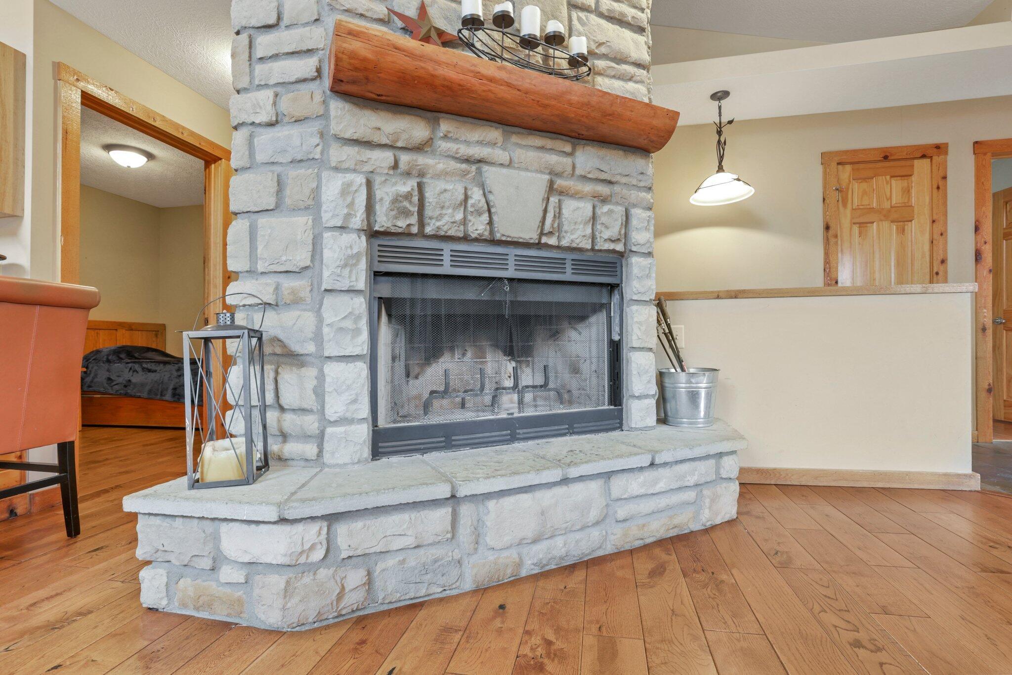 18397 Goat Run Honey Fork Road Logan, OH 43138 - Photo 13 of 65 Main Floor Living Room Fireplace