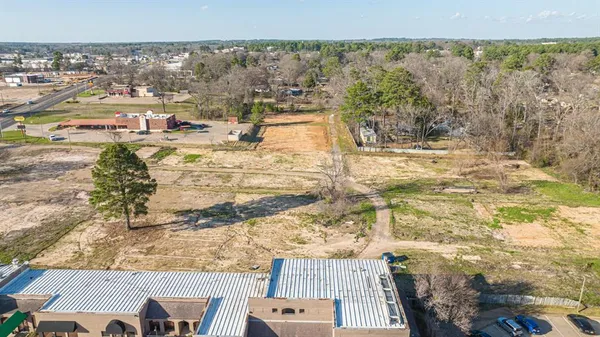 a view of yard with trees