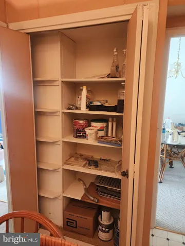 a view of walk in closet