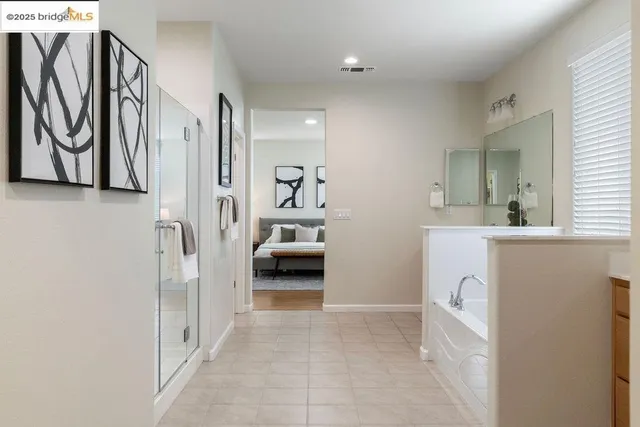 a view of a pathway both side of house