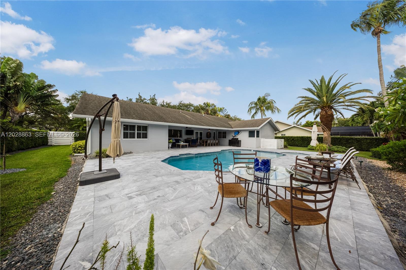 15351 Southwest 146th Street Miami, FL 33196 - Photo 65 of 86 Mature landscaping provides lots of privacy to your backyard retreat.