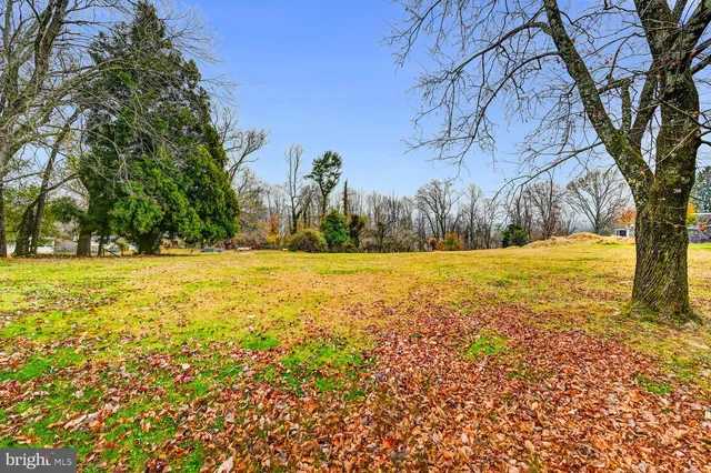 a view of outdoor space with swimming pool and green space