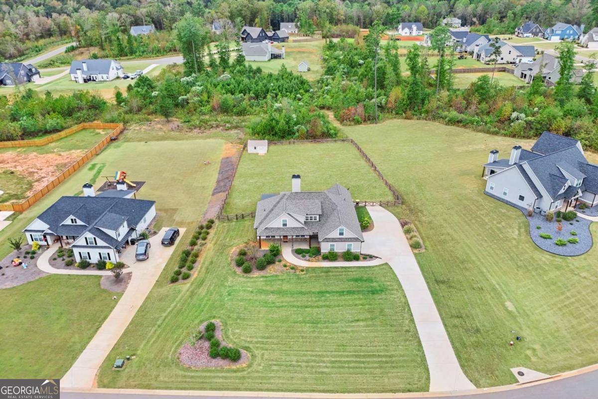 294 Conner Lane Williamson, GA 30292 - Photo 57 of 62 an aerial view of a house with outdoor space