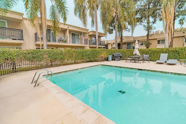 a view of a pathway in a yard